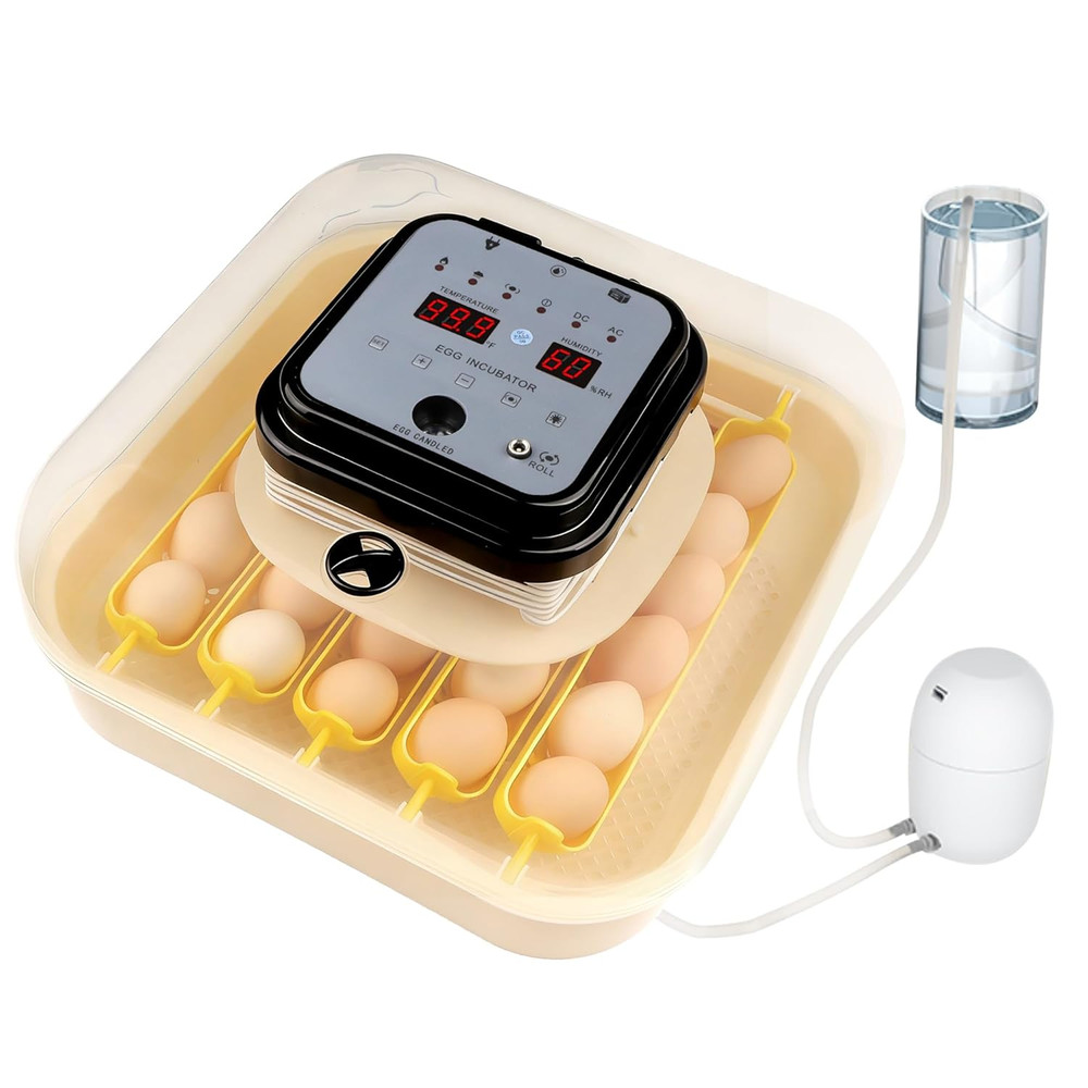 Incubators for Hatching Egg 30 Eggs Automatic Egg Turning & Humidity Control, Di