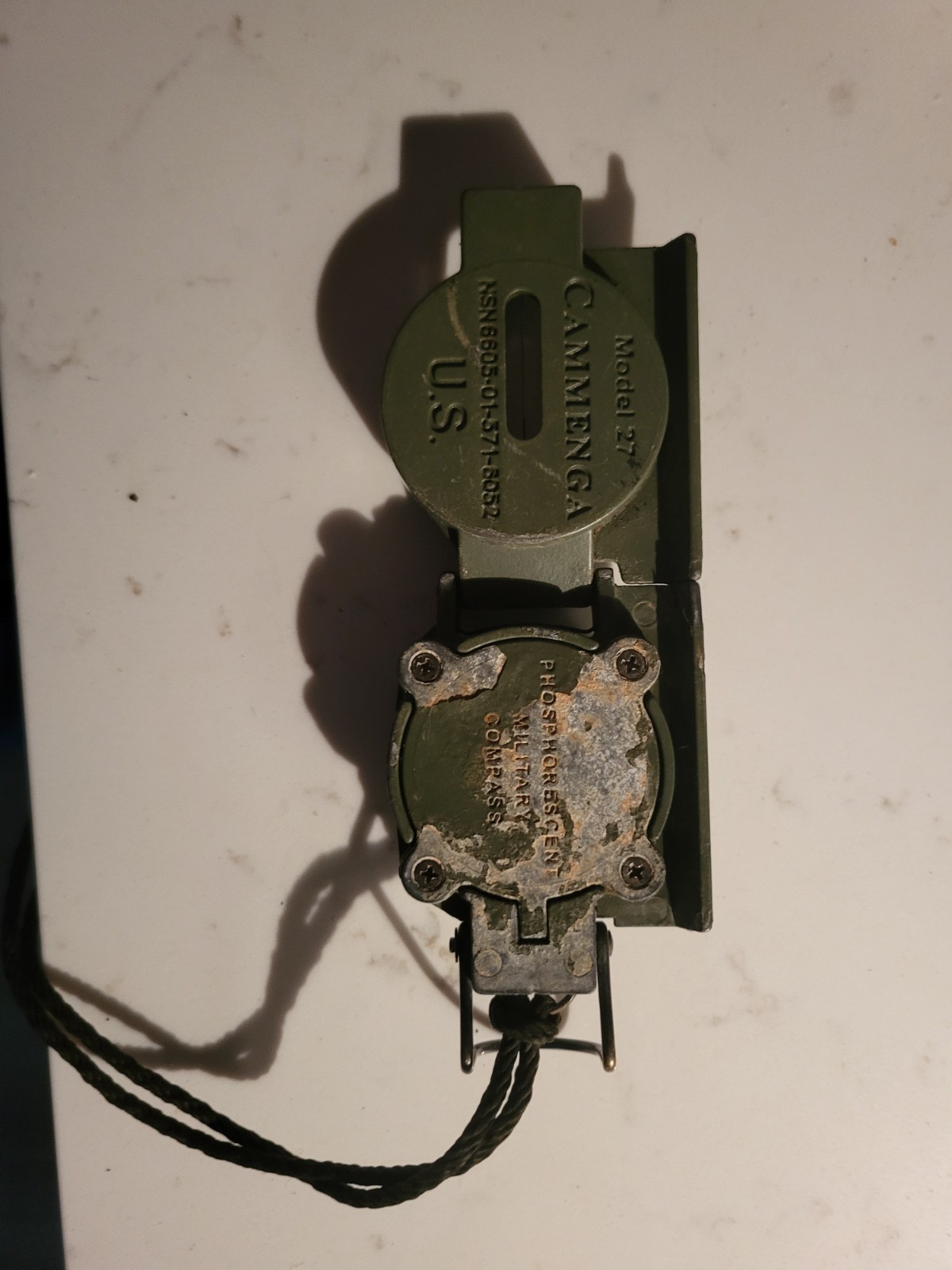 Cammenga Model 27 Phosphorescent Military Compass