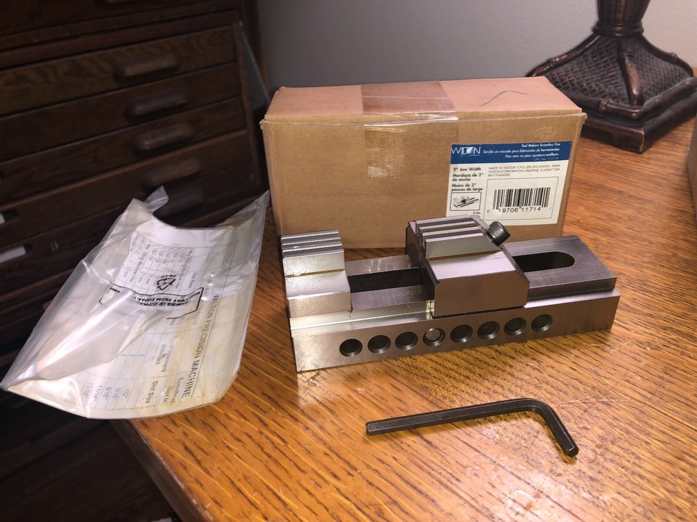 2" TOOL MAKERS SCREWLESS VISE 19706 11714