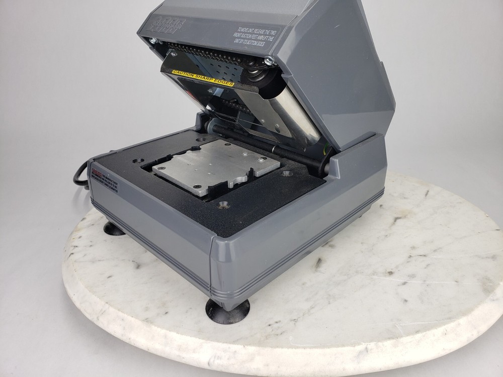 NewBold Addressograph 2000 Electric Card Imprinter Embosser Roller Badge Label
