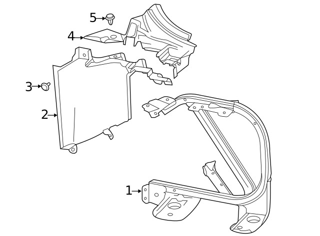 Genuine GM Radiator Support 85544901