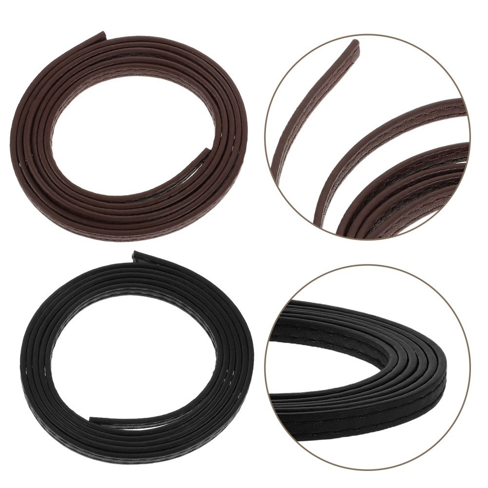 8 Pcs Handmade Rope Pu Decorations Knitting Bangle Braided Craft Making