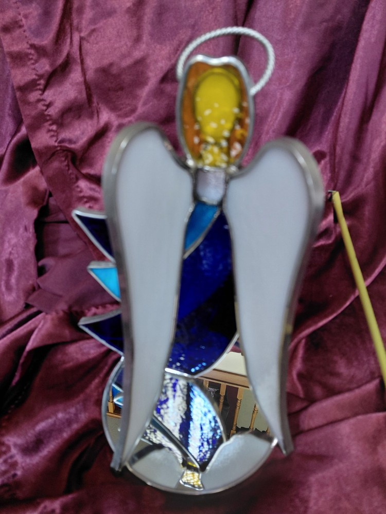 Stained Glass Angel 10"