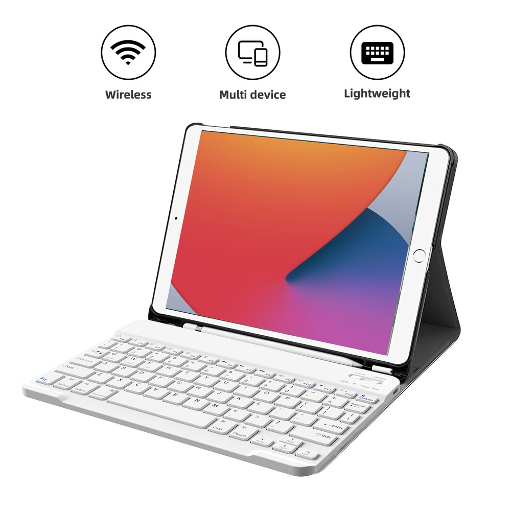 Slim Bluetooth Keyboard & Mouse Combo- Wireless for PC, Laptop, Mac, iOS, Tablet