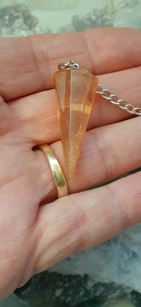 Tangerine Aura Pendulum