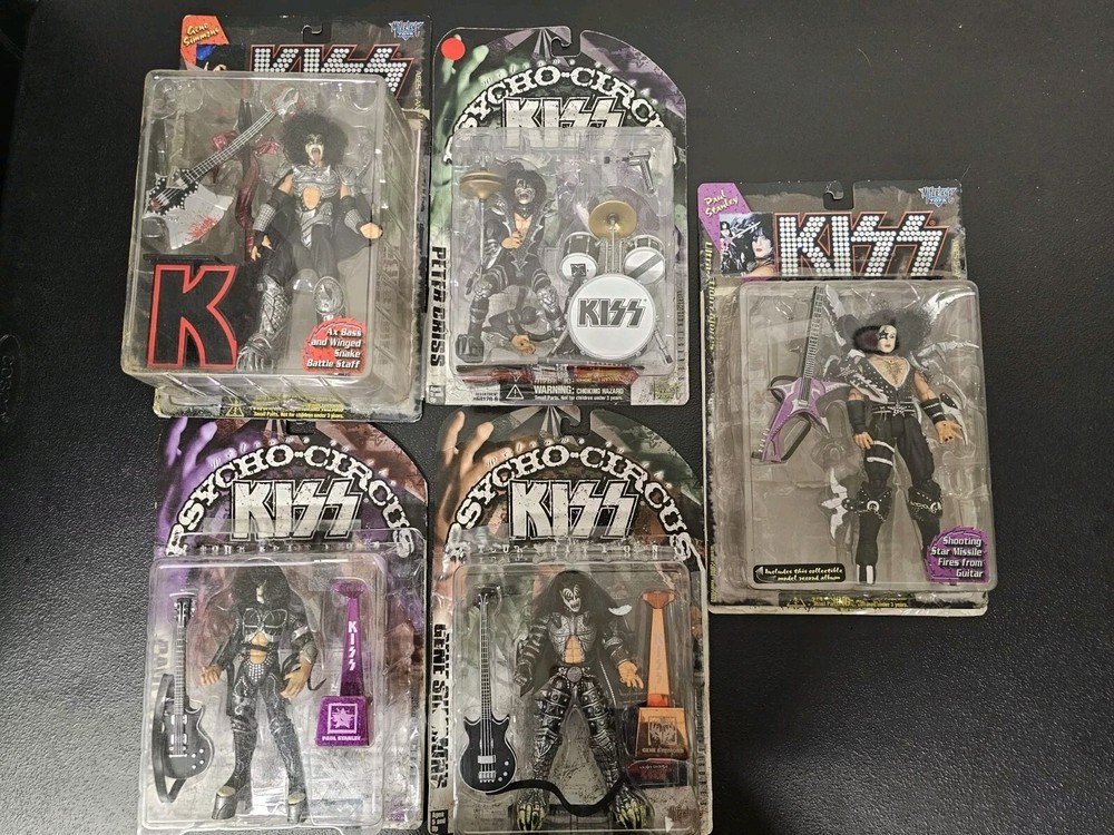 Kiss Psycho Circus Action Figures Bundle