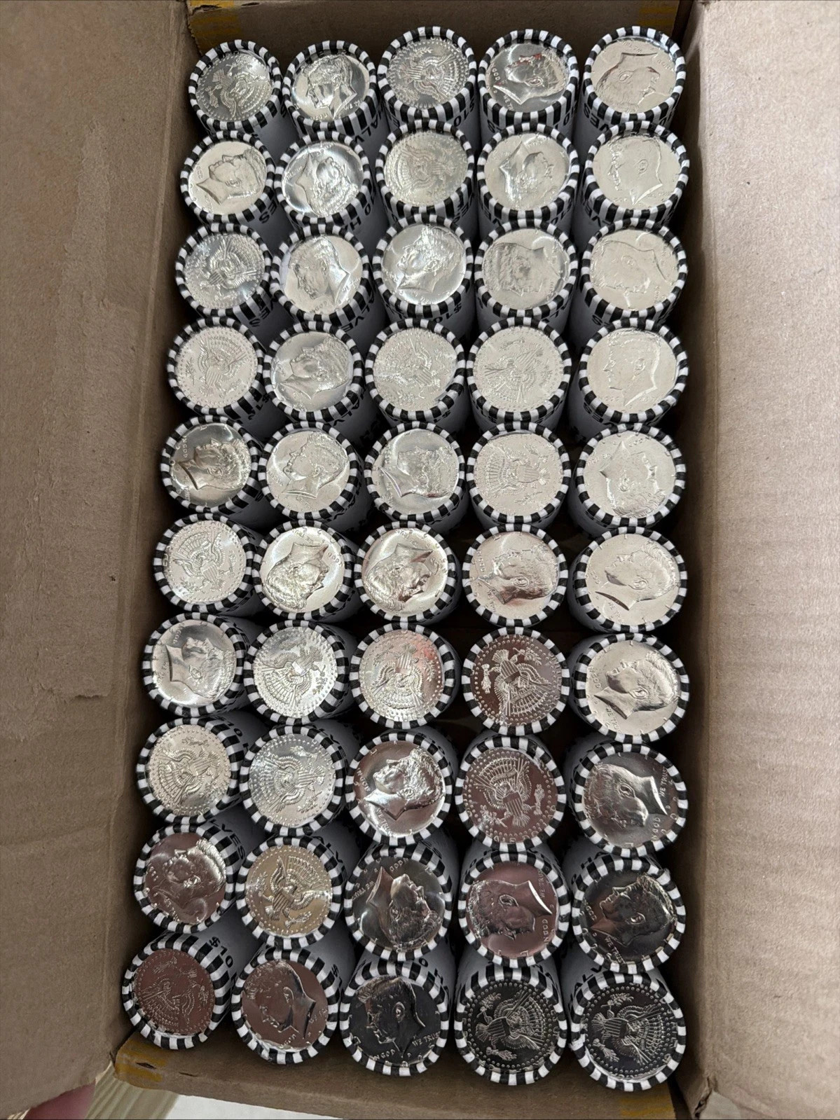 NEW 2025 D Kennedy Half Dollar NIFC BU Original Bank Wrapped Rolls