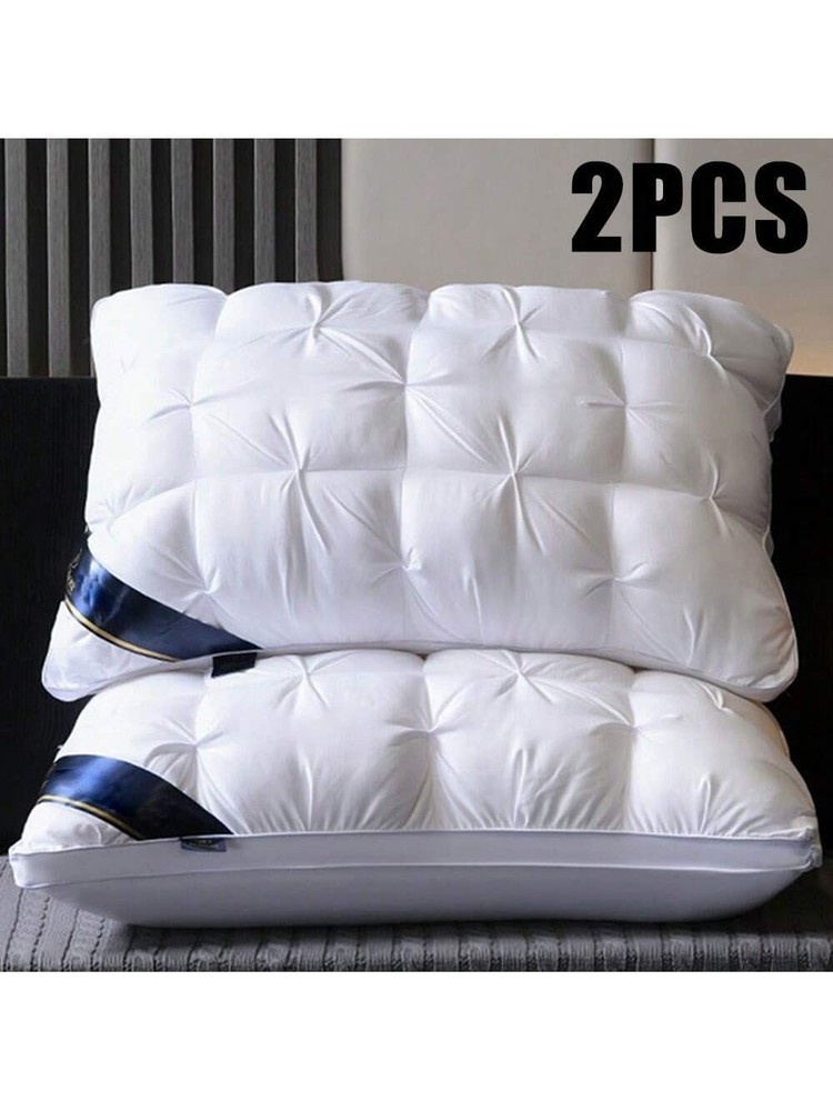 2pcs Queen Pillows – Soft Down Alternative Hotel-Style Bedding Set - NEW