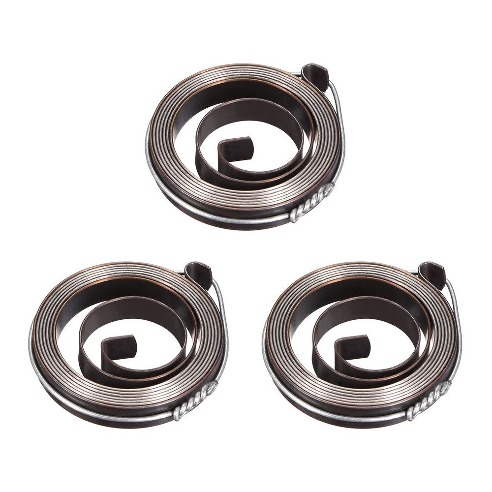 3pcs Drill Press Spring Quill Feed Return Coil Spring Assembly 1000mm