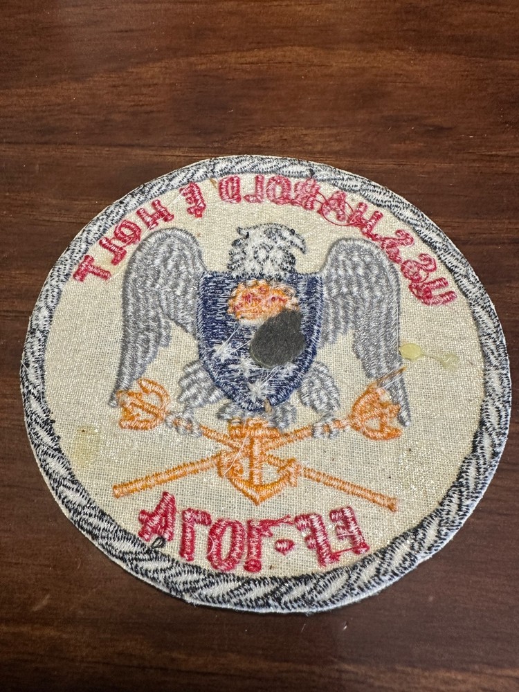 Vintage US Navy USS Harold E. Holt FF-1074 Ship Patch