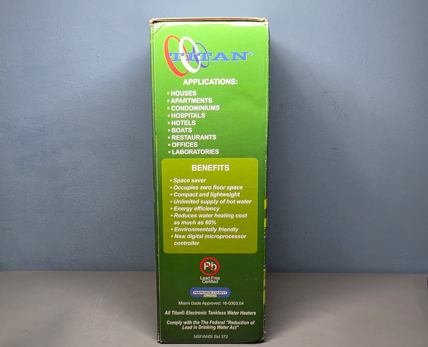 Niagara Industries Titan Electronic Tankless Water Heater - N-120X - New!