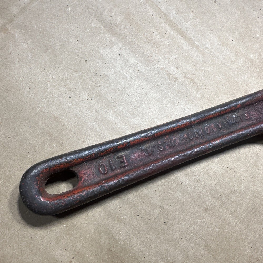 RIDGID E10 Offset Pipe Wrench U.S.A. MADE TOOL, E-10 *FREE SHIPPING *.