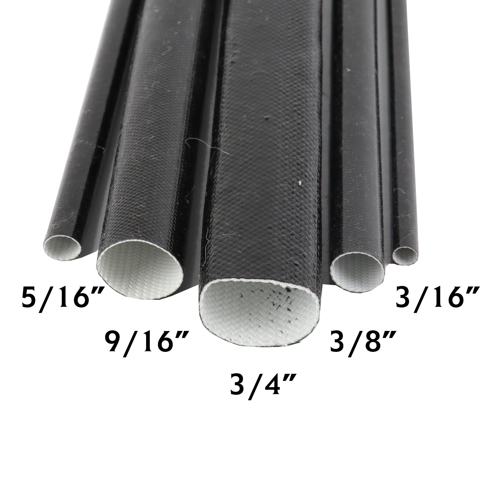 Fiberglass Silicone Heat Shield Wire Sleeving Electric Wire Wrap Insulation Lot