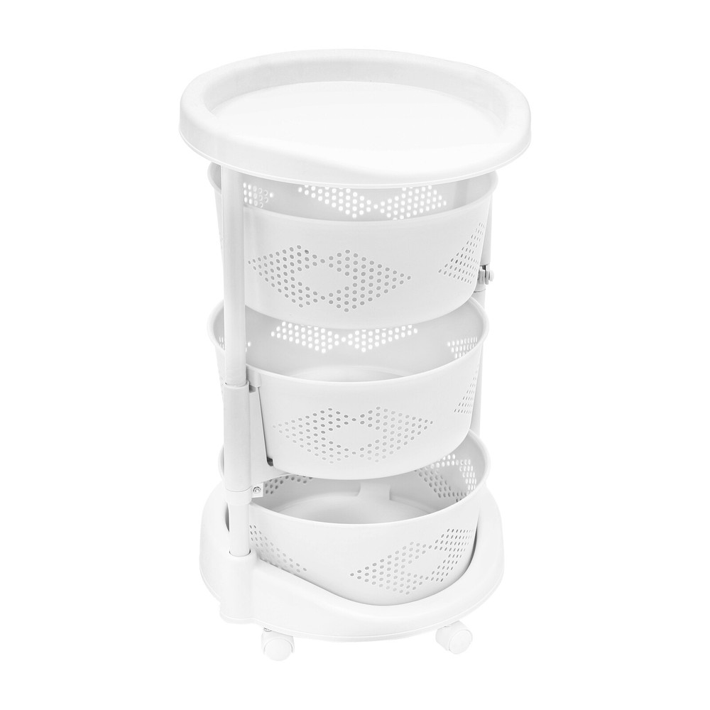 Multi-function Rotating Basket Cart Kitchen Bathroom Toy Shampoo Organizer