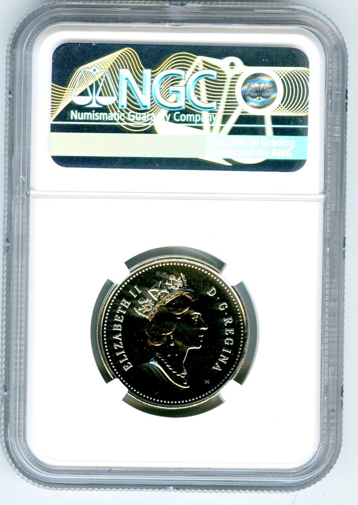 2000 ' W ' MINT CANADA 50 CENT NGC MS69 UNC HALF DOLLAR TOP GRADED NONE HIGHER