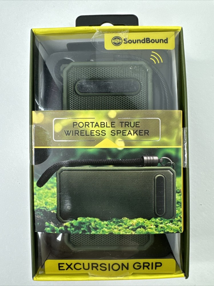 SoundBound - Excursion Grip Portable Wireless Speaker - Hunter Green Nice