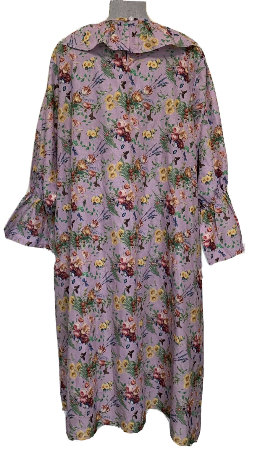 NEW Hopeless Romantic Nightgown XL / XXL 1x 2x roomy Cotton Ruffles Sleep dress