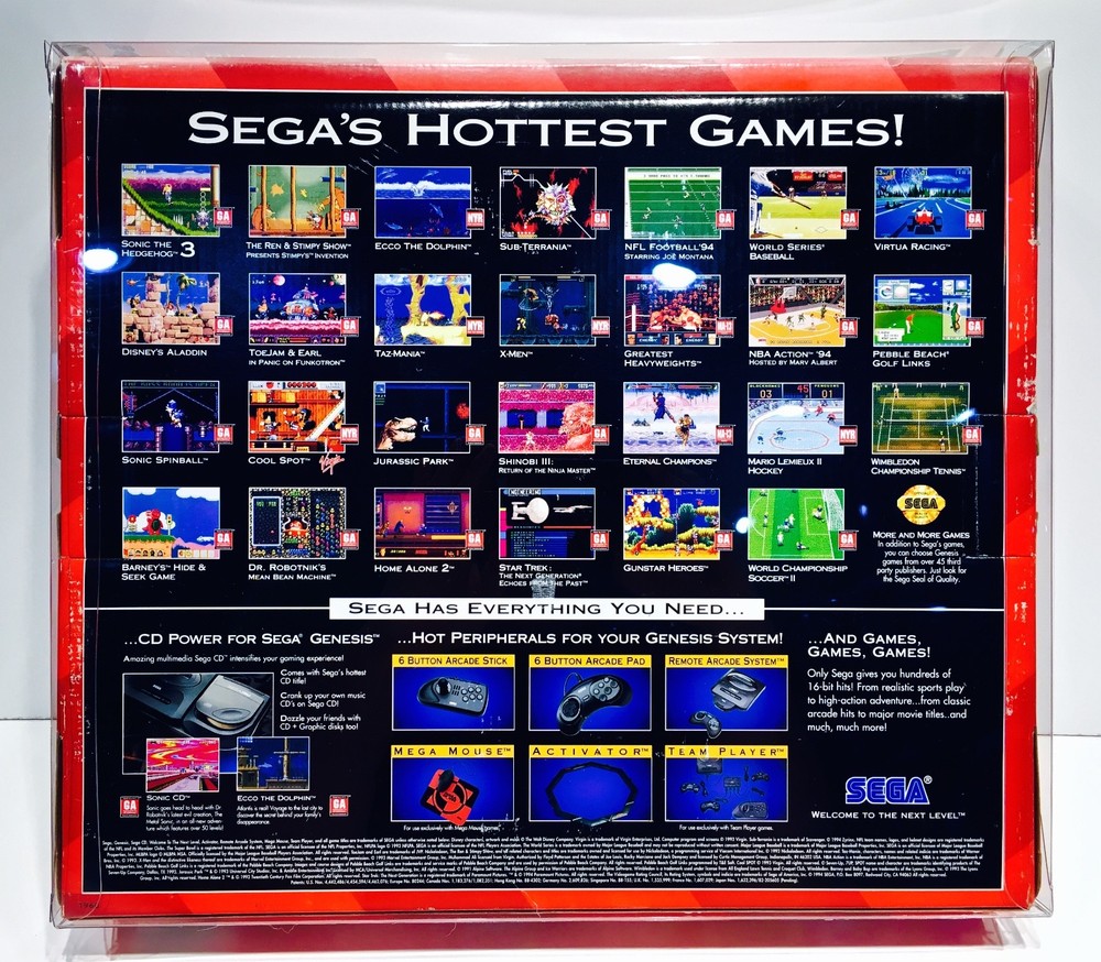 1 Console Box Protector For SOME.. NOT ALL! SEGA GENESIS Model 2 (CHECK SIZE!)