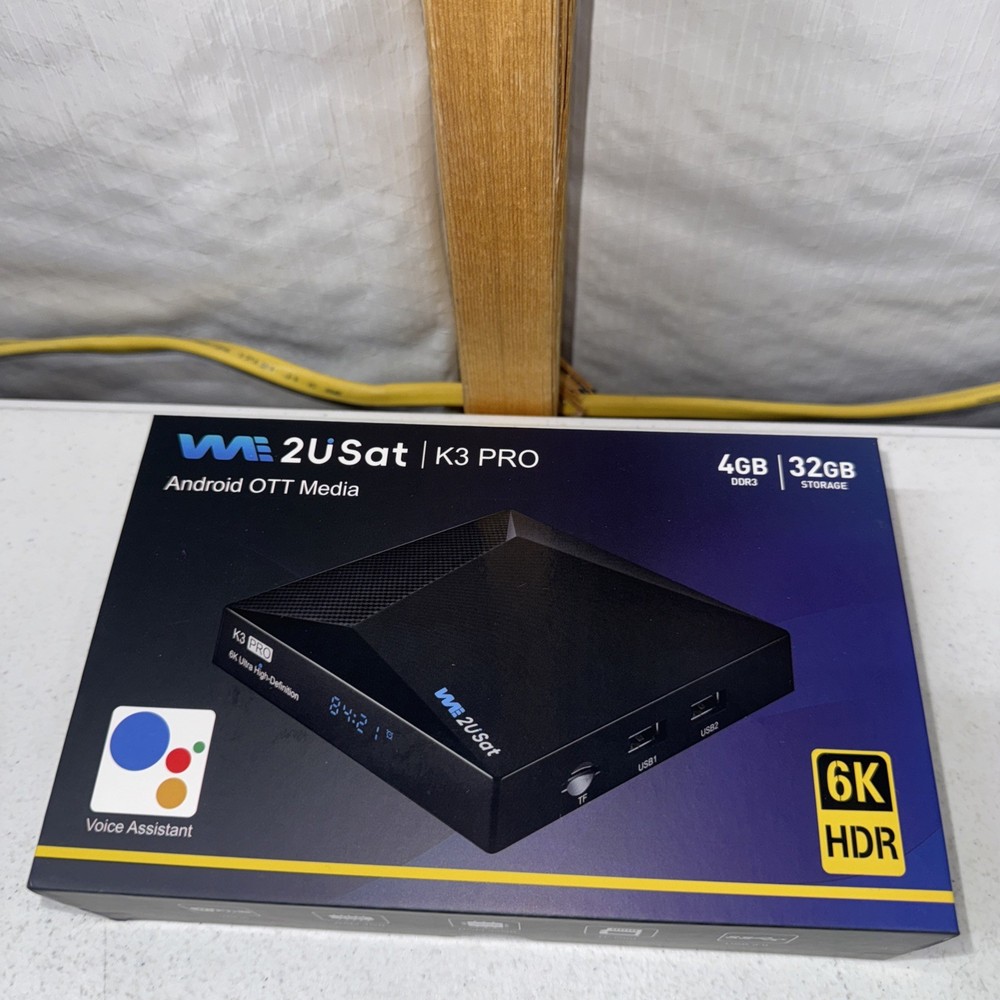 We2USat K3 PRO Android TV 6K (UNTESTED!)