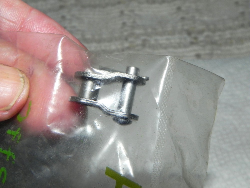 4) Ansi #35 Connecting Offset Chain link, 3/8 pitch