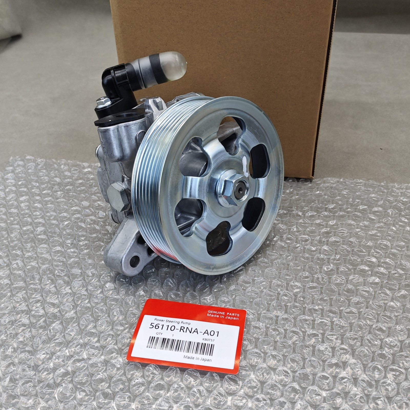 OEM 1PCS Power Steering Pump 21-5456 w/ Pulley For 2006-2011 Honda Civic 1.8L L4