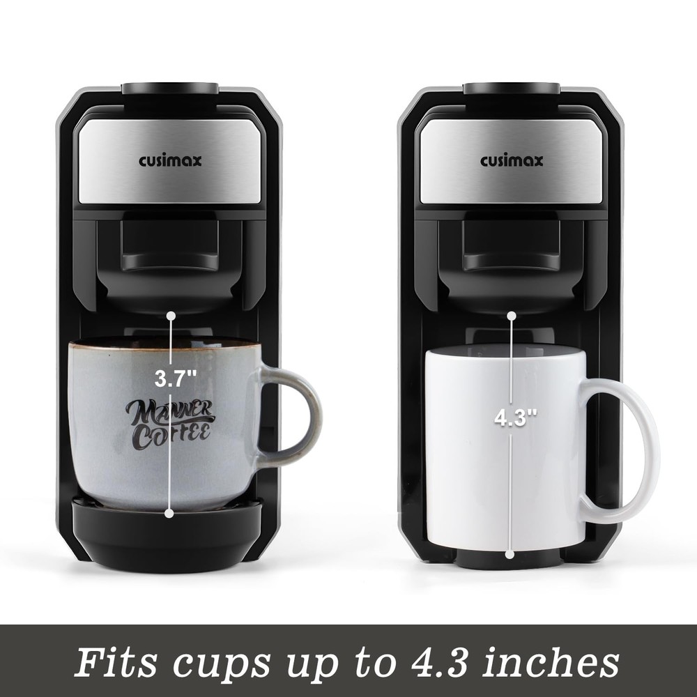 Espresso Machine Single Serve Coffee Machine with Nespresso Pods, Adjustable ...