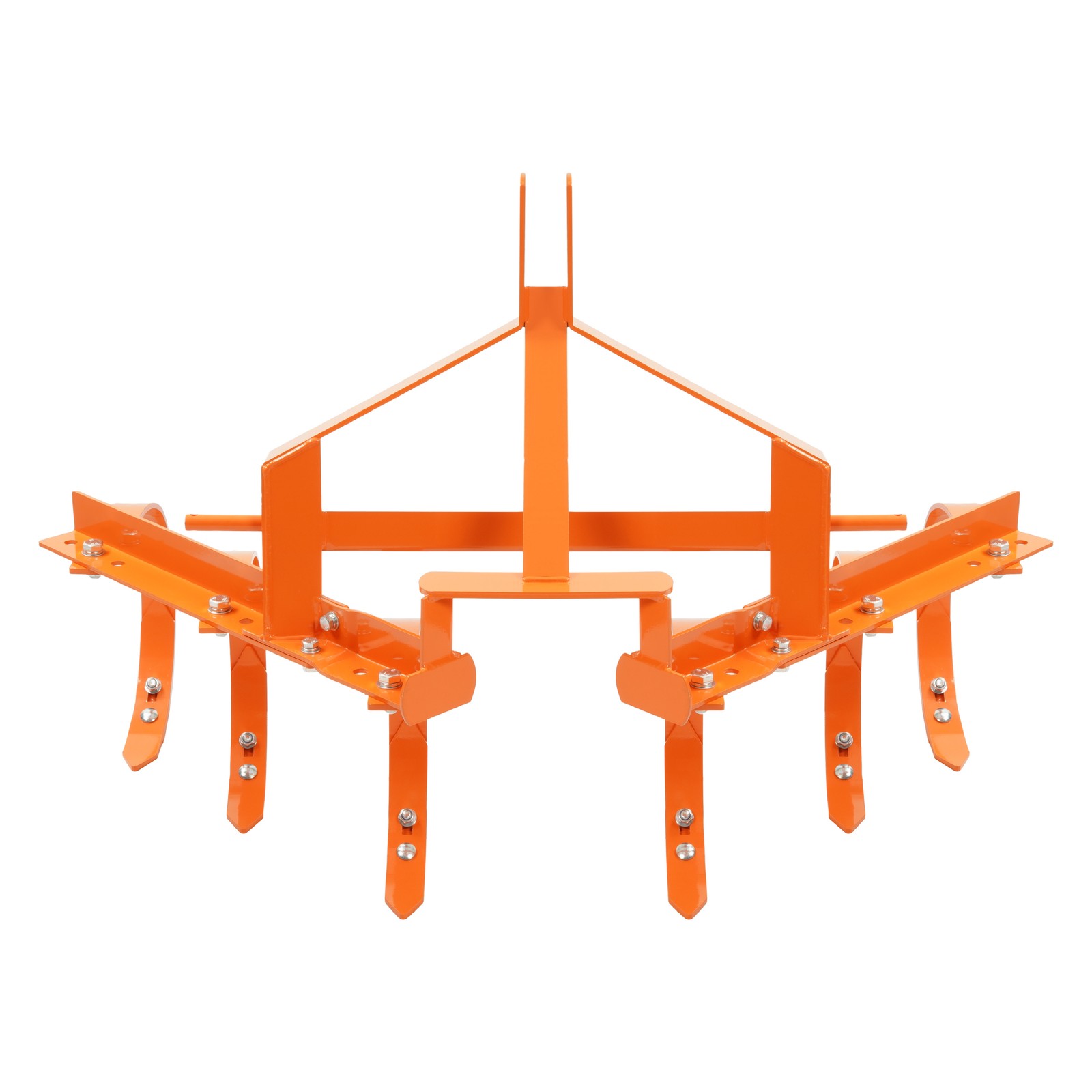 Category 1&3 Point Quick Hitch Cultivator w/ 6 Spring Steel Shanks Tow bebhind