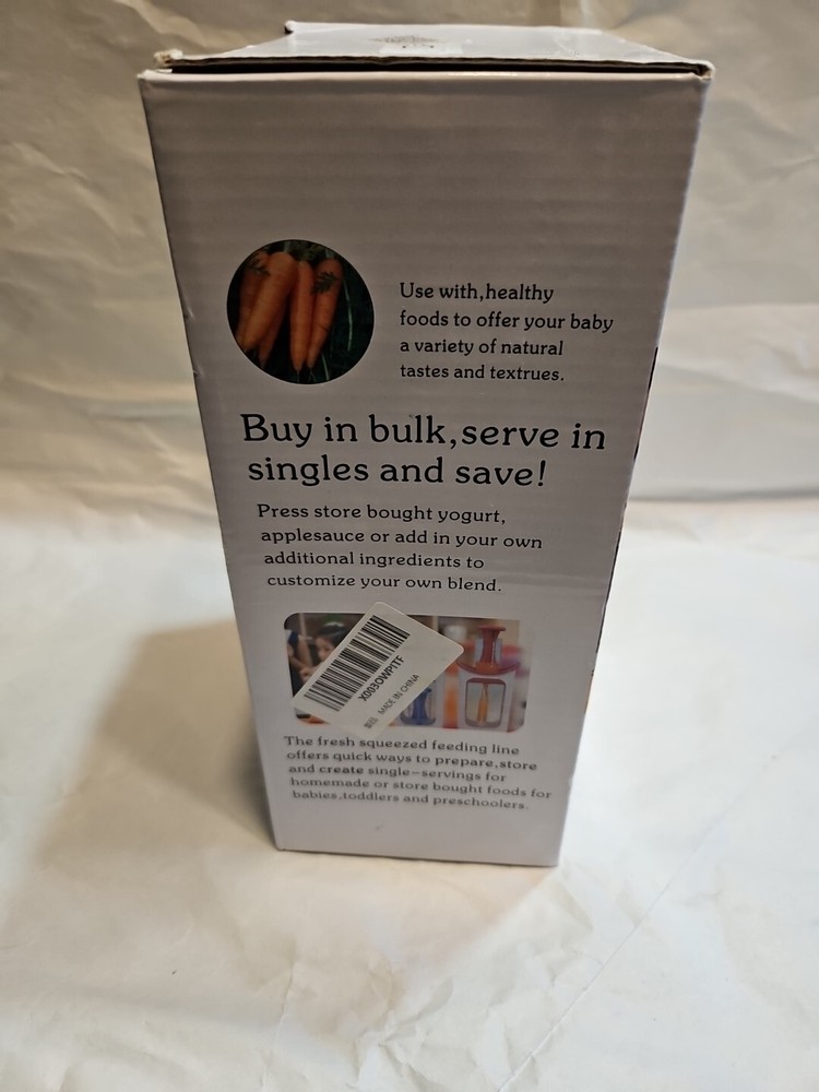 Squeeze Station Press & Store Unit- Includes 10 Single Pouches
