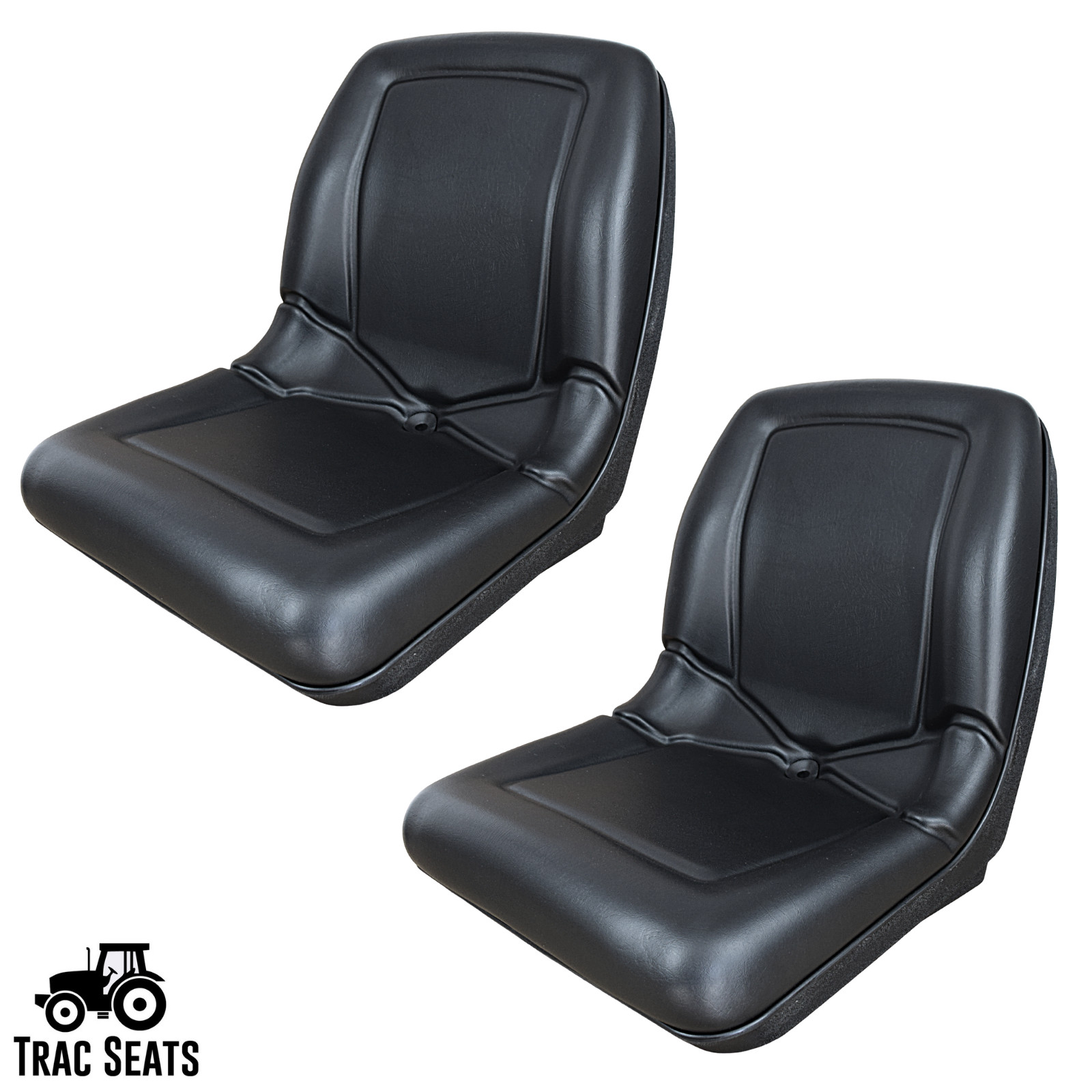(2 Seats) Black John Deere Gator Seat 6X4 CX 4X2 4X4 HPX TRAIL TX TURF TH 6X4 TE