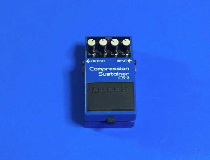 BOSS CS-3 Compressor Compression Sustainer Guitar Effect Pedal Used