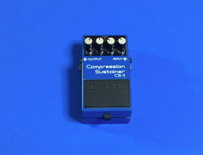 BOSS CS-3 Compressor Compression Sustainer Guitar Effect Pedal Used