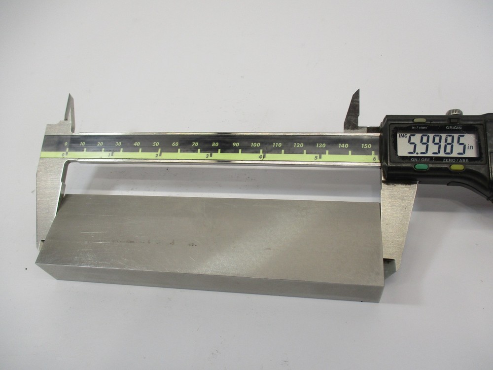 (2) Toolmaker Made PARALLELS Same Height 1-1/2" & Width 3/4" Different Length EC