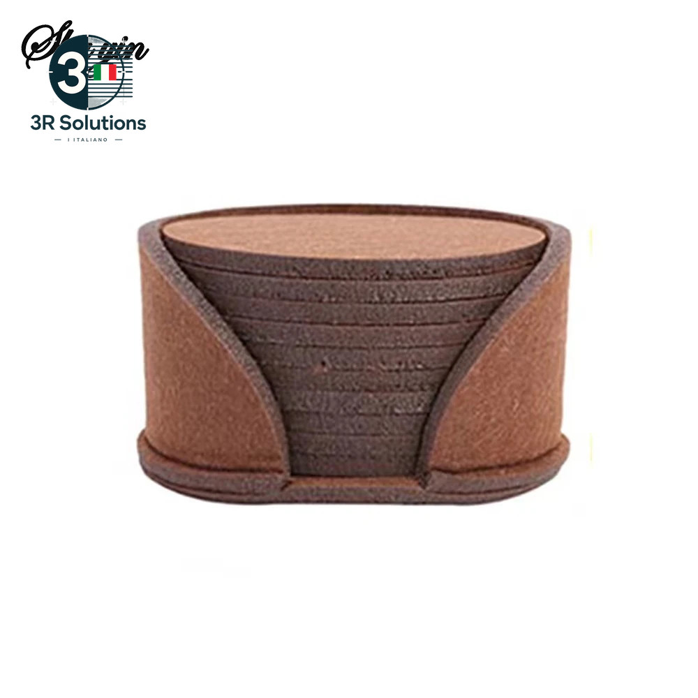10Pcs Round Felt Dining Table Coaster, Resist Mat