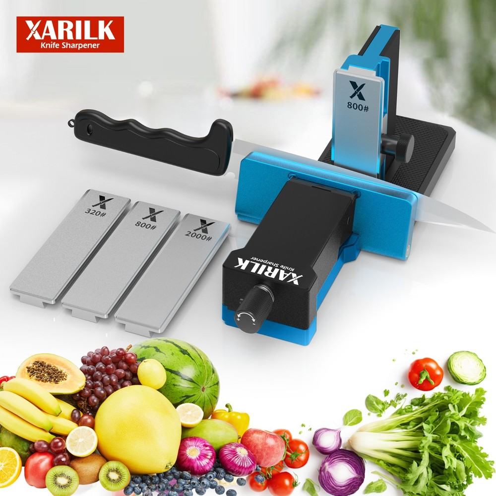 Upgraded Rolling Knife Sharpener Kit – Adjustable 10 – 40°, Compact & Portable