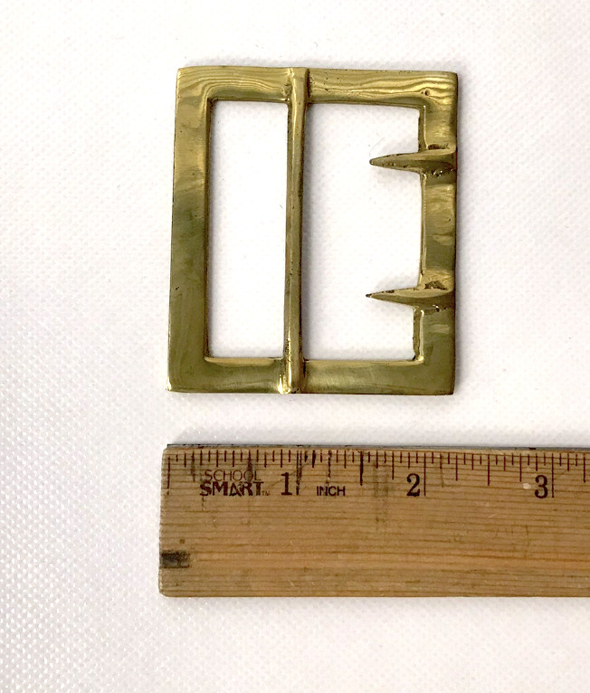 Brass Confederate Frame Buckle - Georgia Frame Buckle