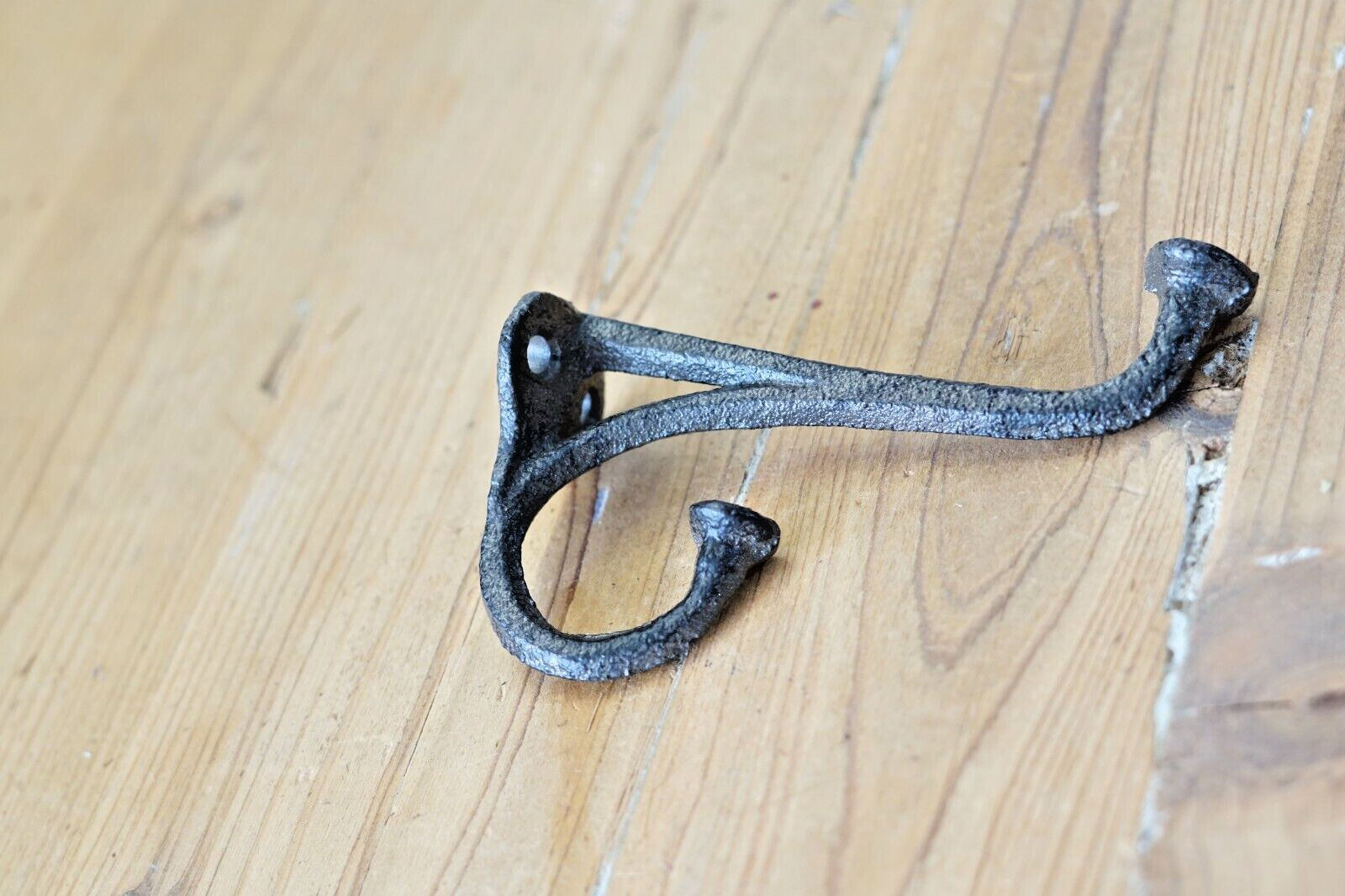 50 Rustic Cast Iron Coat Hat Wall Hooks Restore School Farm Towel Bath Kitchen