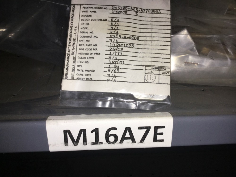 105GT1028, WRENCH, NORTHRUP GRUMMAN