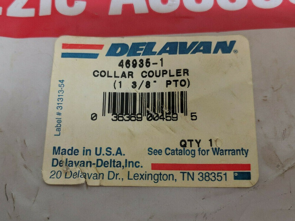 Delavan 1 3/8" PTO Collar Coupler 46935-1 (Misc1)