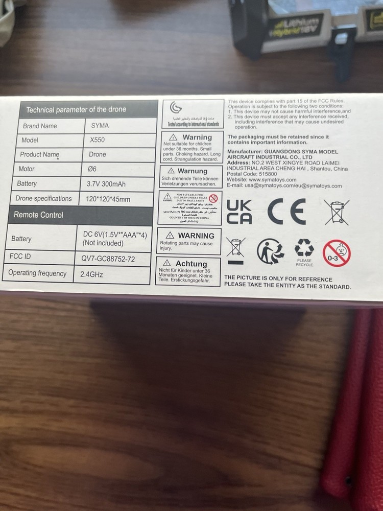 ZYMA X550 Remote Control Drone