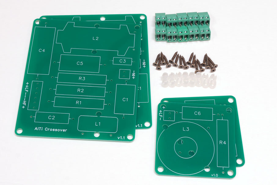 Crossover PCB set for the AlTi DIY speaker design - PCB Board Kit