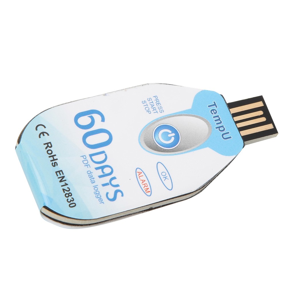 Temperature Data Logger Single Use PDF Report USB Port 10000 Points❀