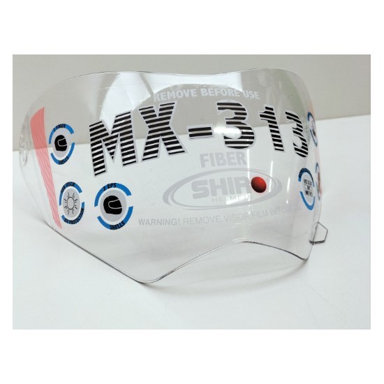 Screen Helmet Shiro MX-313 Clear