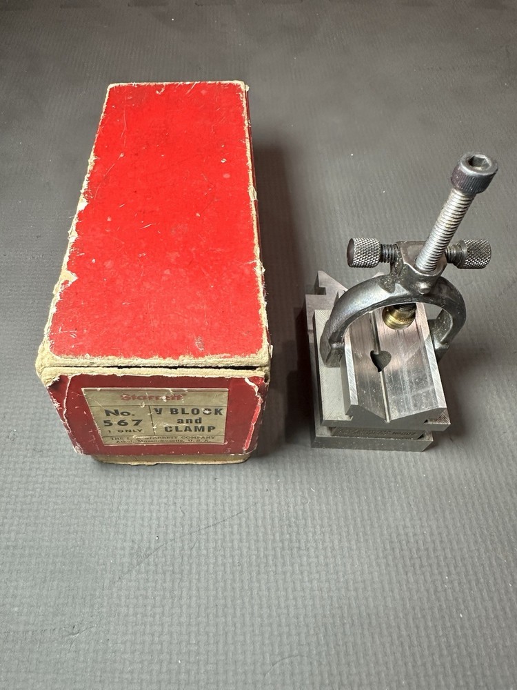 STARRETT #567   V-Block With Clamp