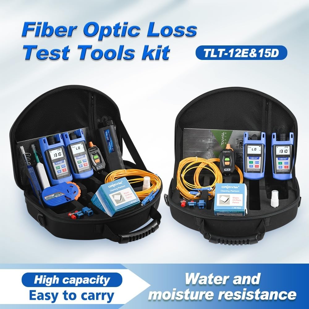 Versatile TLT-12E Fiber Optic Power Meter Kit - Essential Tool for Professionals