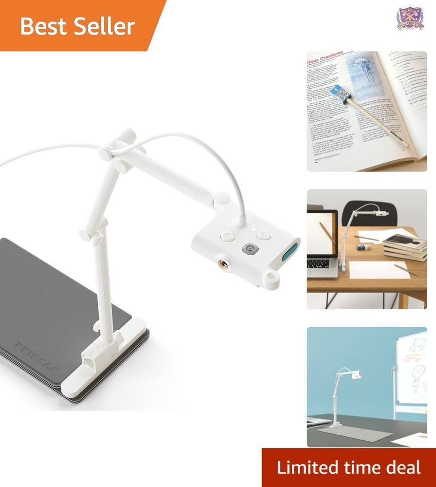 4K HD Document Camera Webcam 8MP with Visual Pointer for Teachers Compatible