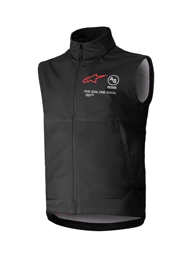 Alpinestars 3700325-10- M Techstar Softshell Vests Md Black