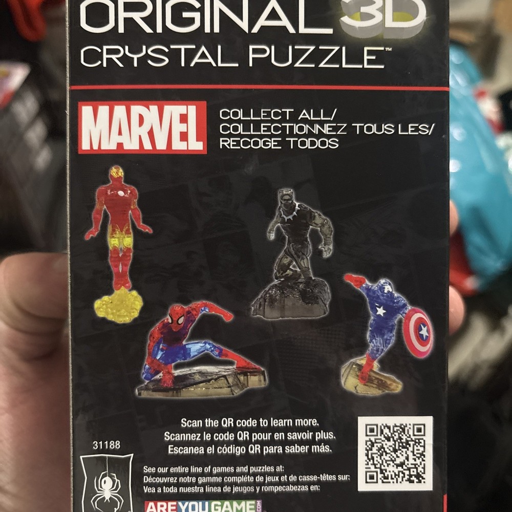 BePuzzled 3D Licensed Disney's Marvel Crystal Puzzles-Spider-Man