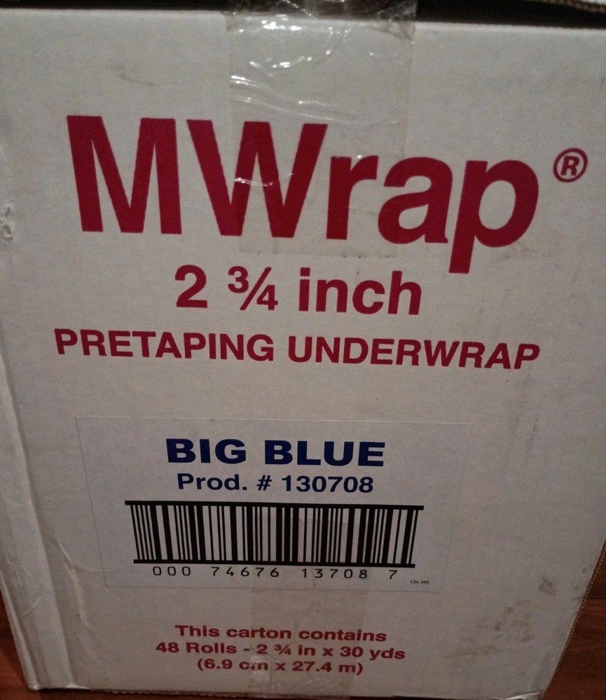 Mueller Big Blue MWrap Underwrap (Case-48 rolls)