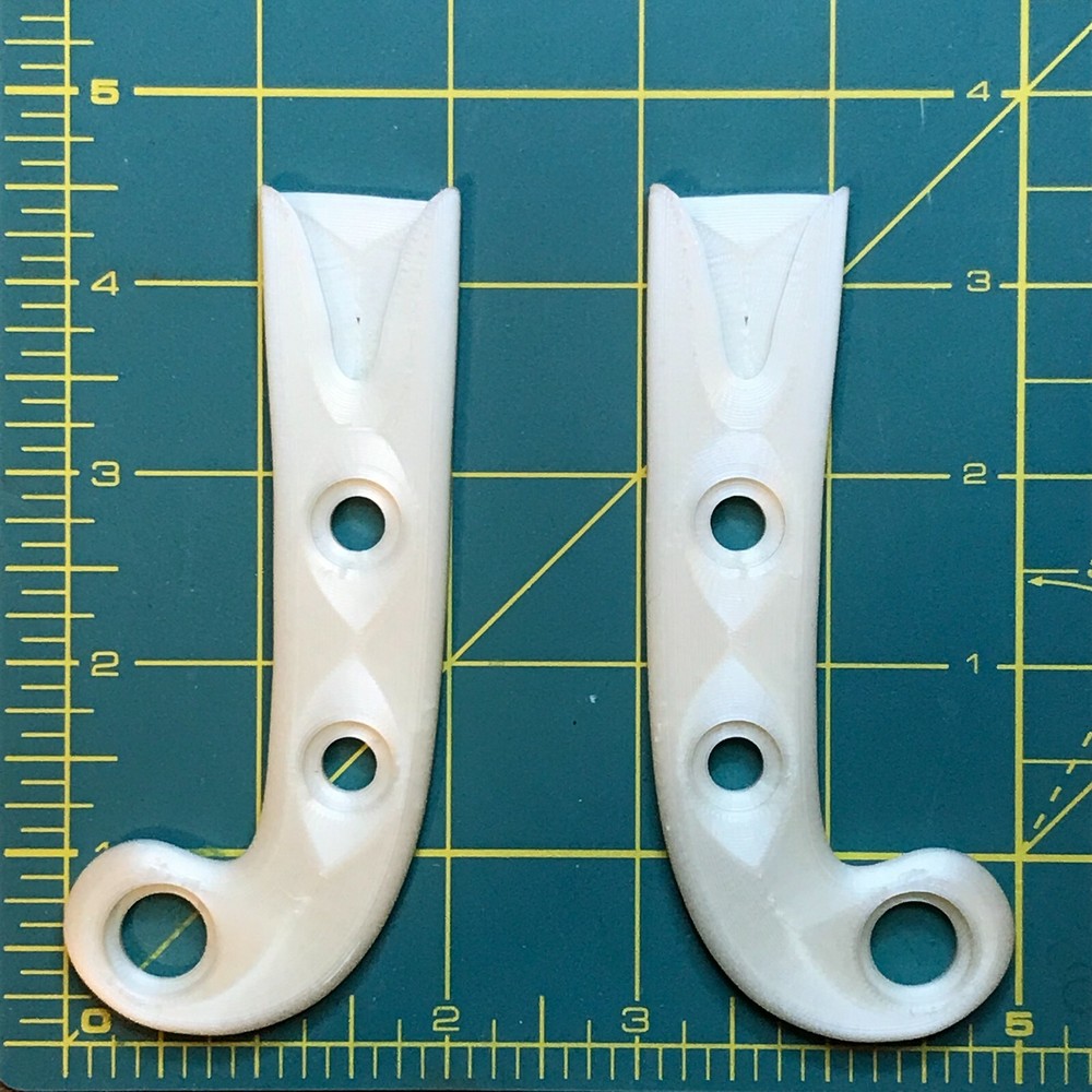 Pre-WW2 USMC Mameluke Replica Plastic Sword Grips (Pair)