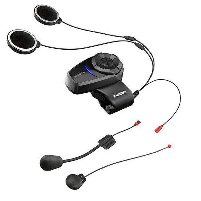 Sena 10S Motorcycle Bluetooth Communication System 2 Headset Dual Pack